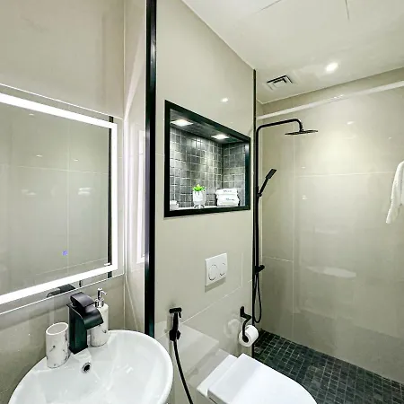Higuests - Luxurious High-Rise Apartment With Stunning Views Dubai Esterno foto